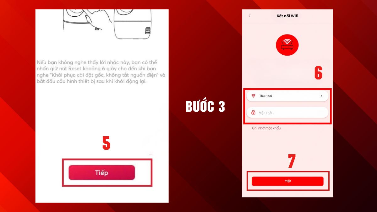 Cách kết nối lại sau khi reset camera Viettel - bước 3