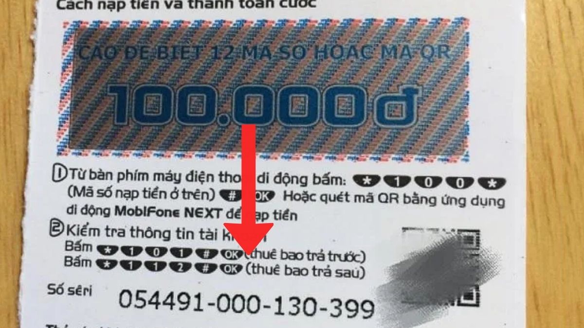 Cách tìm số seri thẻ cào