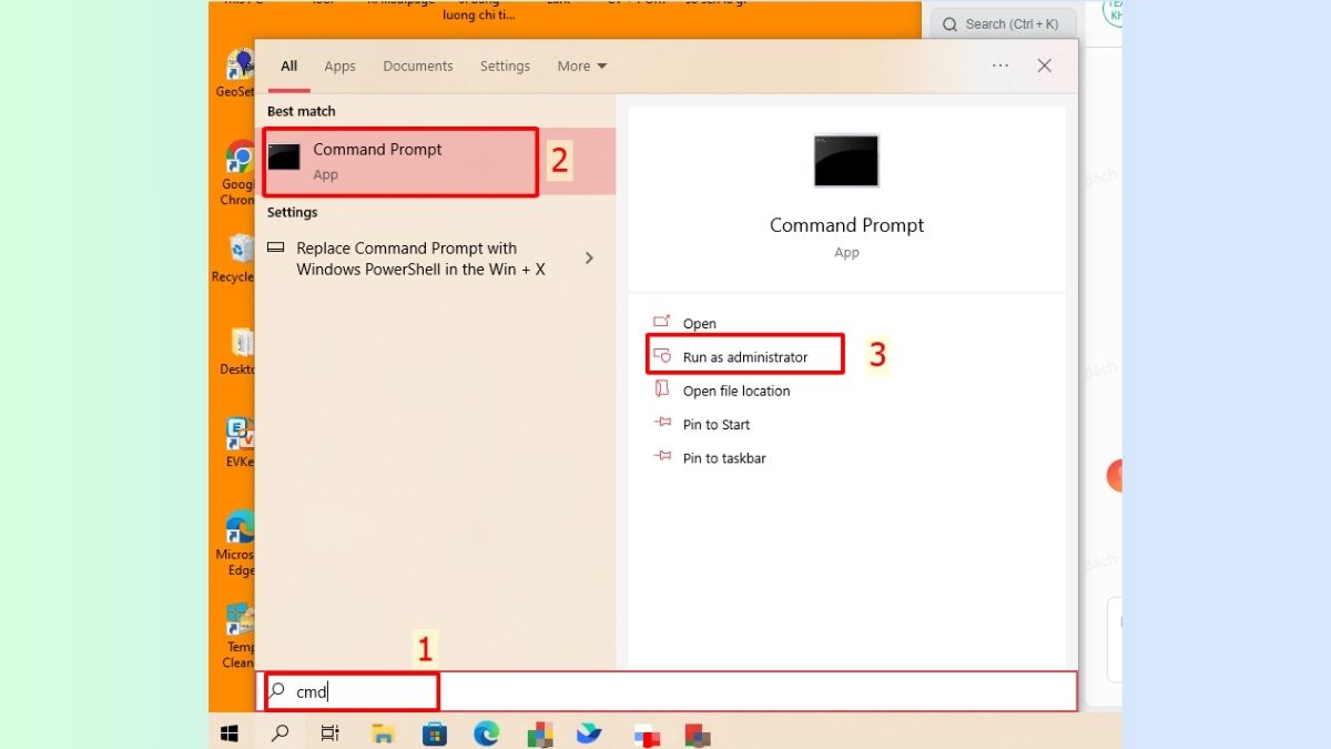 Cách kiểm tra seri number trong máy tính - bước 1,2