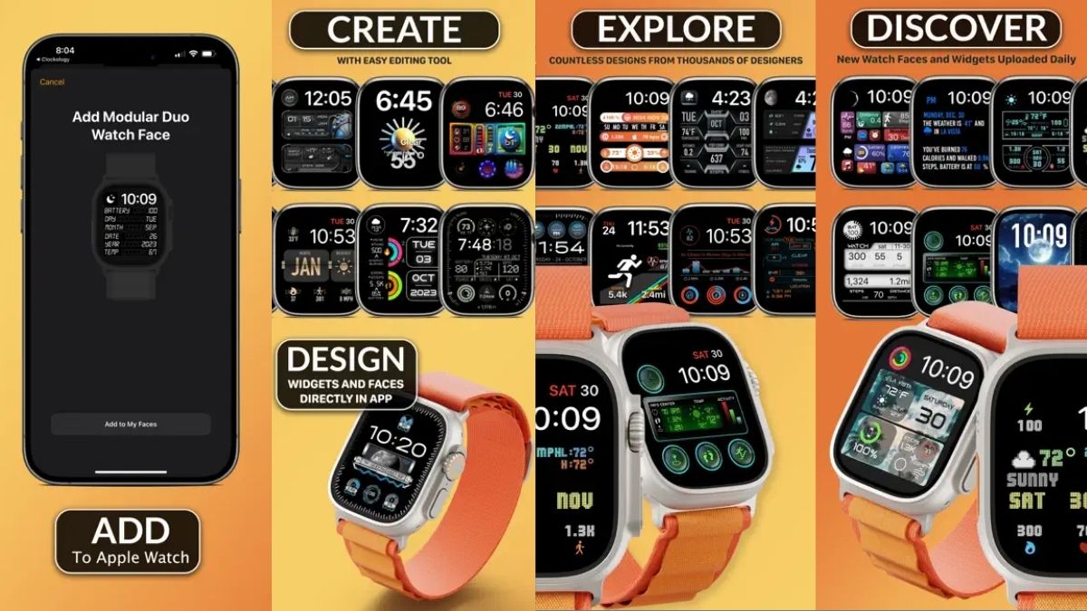 Tải mặt đồng hồ Apple Watch qua ứng dụng Clockology