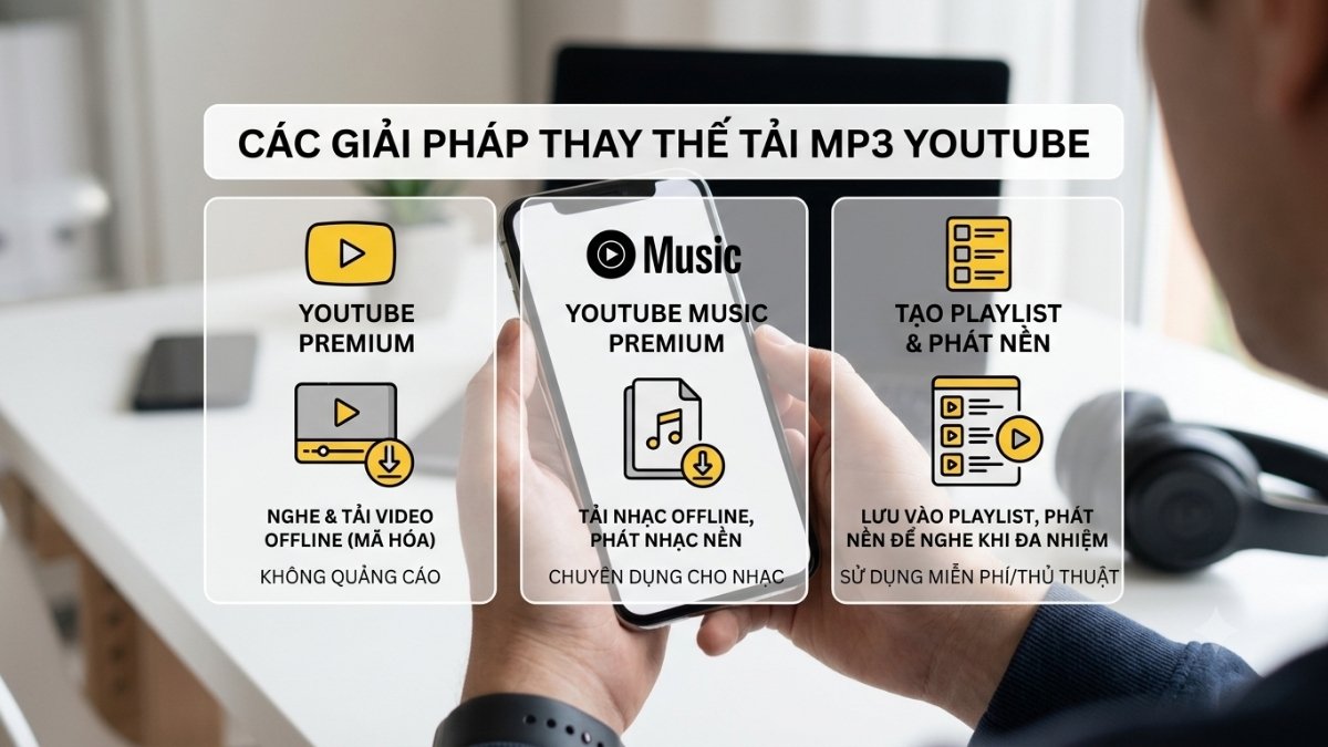 Giải pháp thay thế nếu không muốn chuyển sang MP3