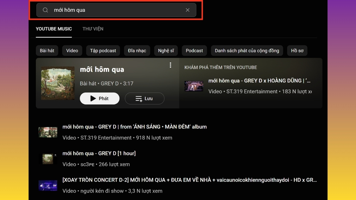 Cách tải nhạc Youtube về máy tính - bước 1