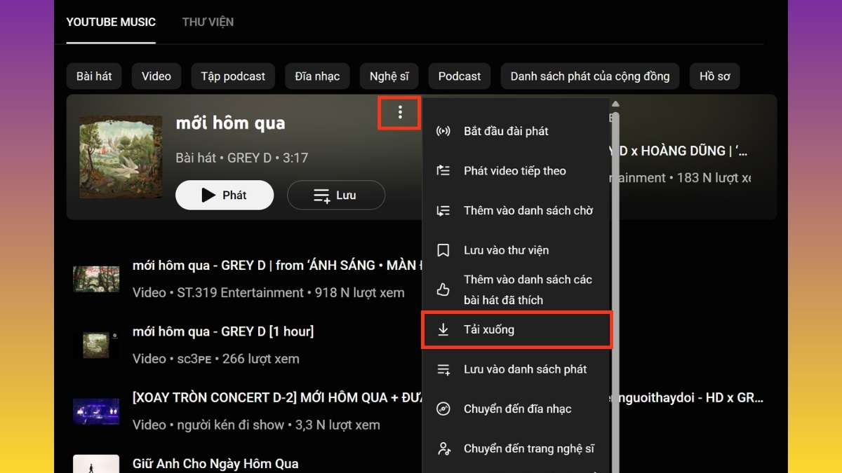 Cách tải nhạc Youtube về máy tính - bước 2