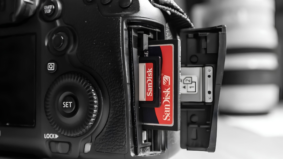 Tại sao máy ảnh Canon không chụp được? - thẻ nhớ đầy