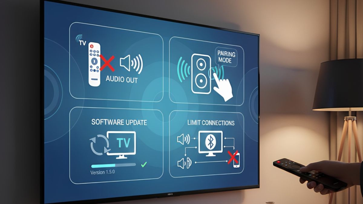 Lưu ý cần biết khi kết nối Bluetooth tivi với loa