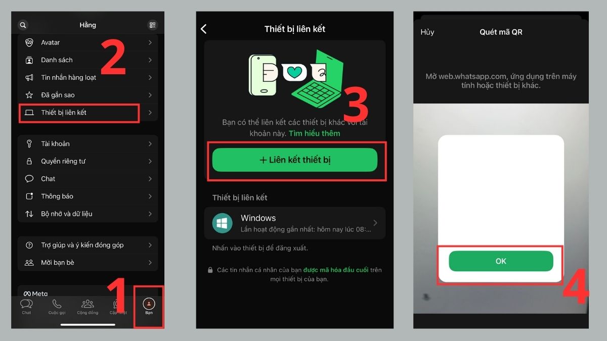 Hướng dẫn sử dụng cơ bản WhatsApp trên máy tính  đồng bộ dữ liệu với điện thoại