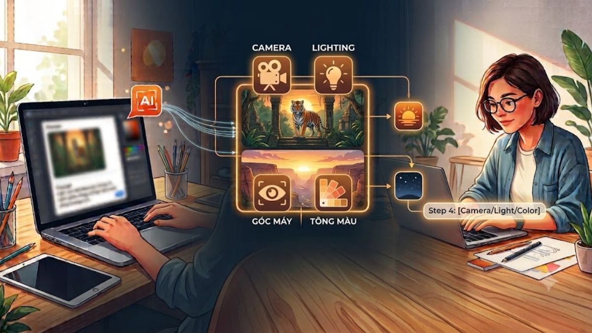 Hướng dẫn cách viết prompt tạo ảnh AI tối ưu và chuẩn xác nhất - bước 4