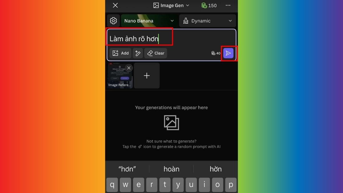 Cách tạo ảnh AI từ ảnh thật bằng app tạo ảnh AI miễn phí - bước 4