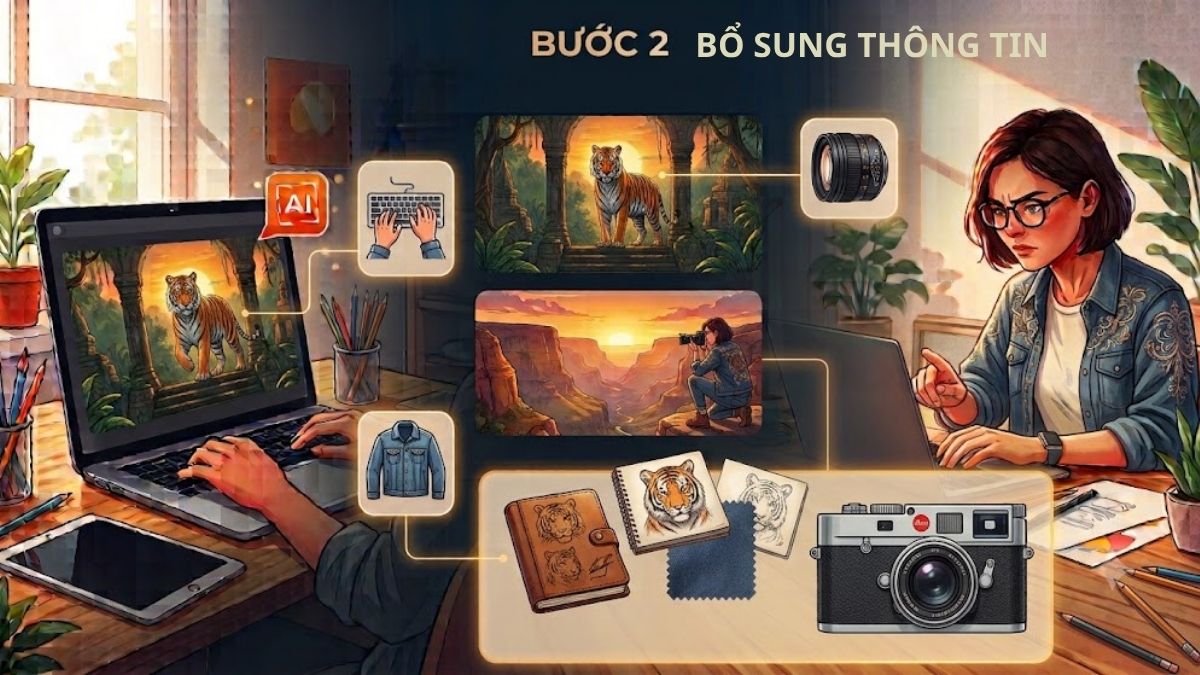 Hướng dẫn cách viết prompt tạo ảnh AI tối ưu và chuẩn xác nhất - bước 2