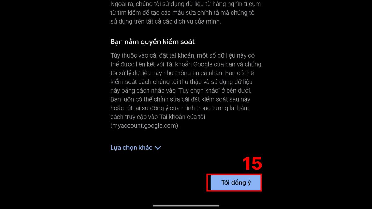 Hướng dẫn tạo tài khoản Google Play mới trên Android - bước 3