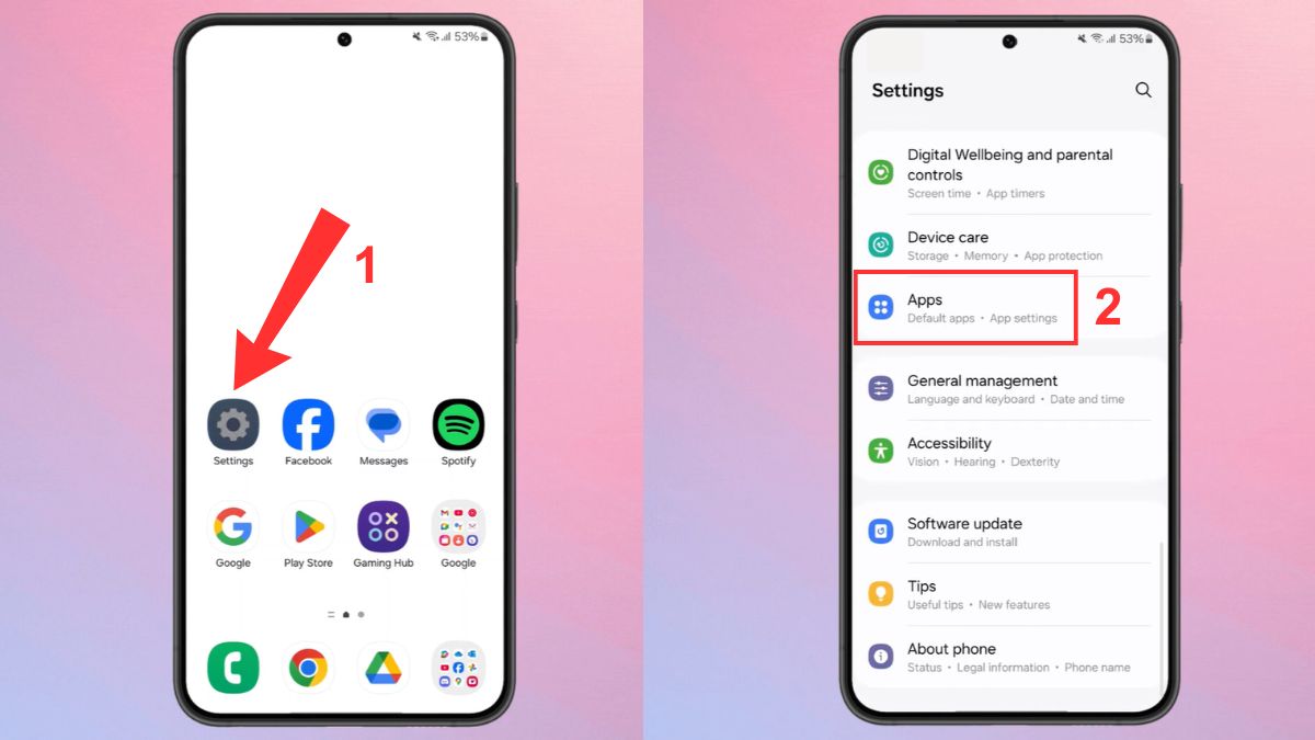 Cách vô hiệu hóa Google Play - bước 1