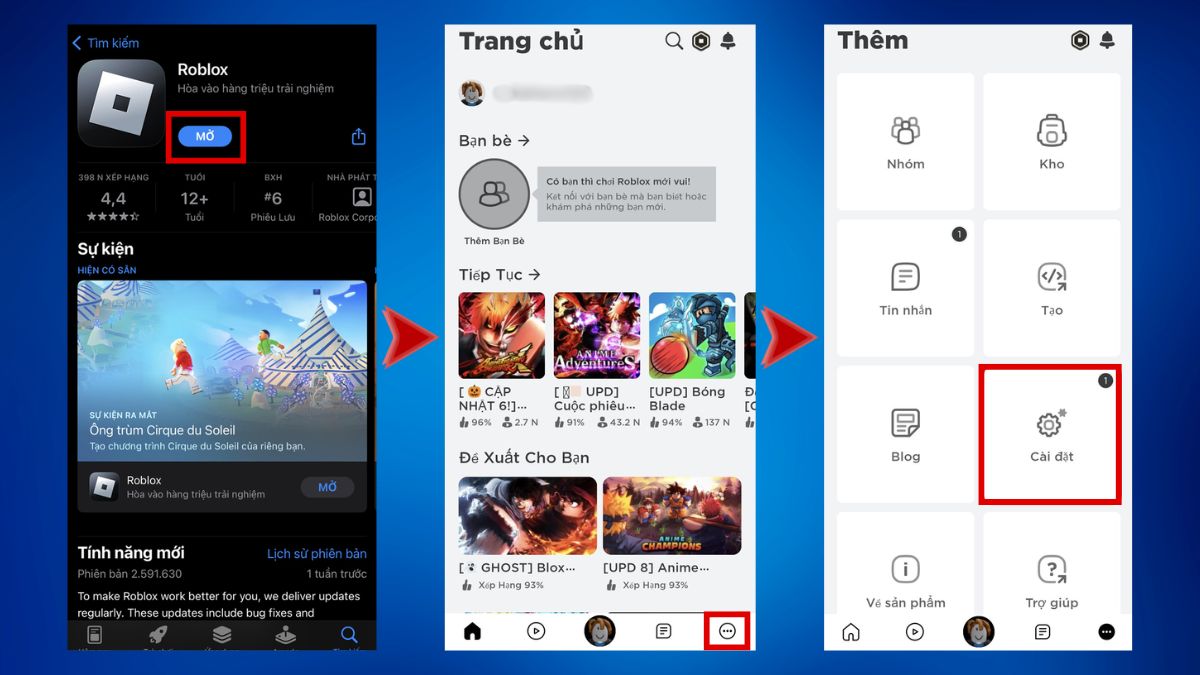 Hướng dẫn cách đổi tên Roblox đơn giản - bước 1