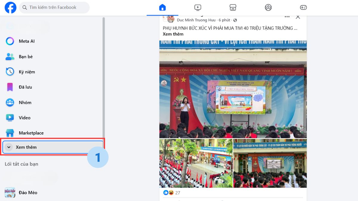 Cách phân quyền trong tài khoản quảng cáo Facebook - bước 1