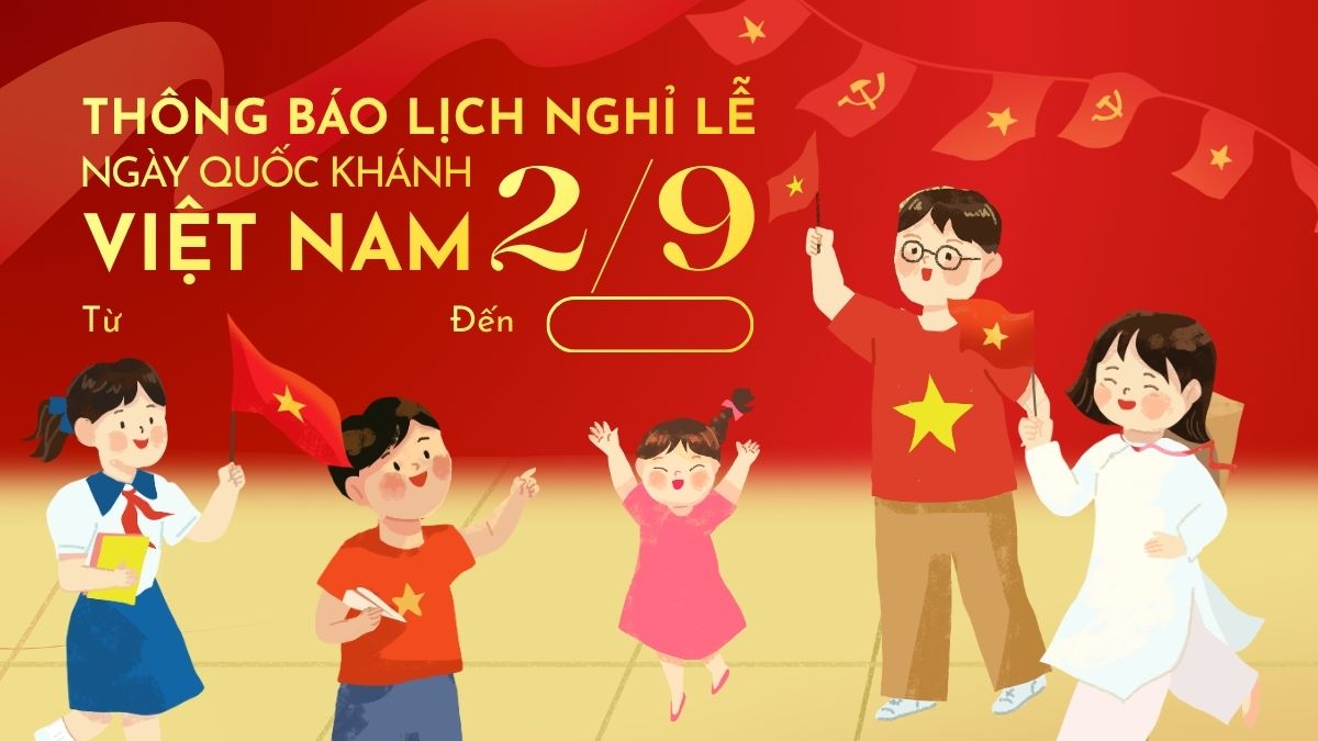 Mẫu thiệp thông báo nghỉ lễ 2/9 cho công ty - 8
