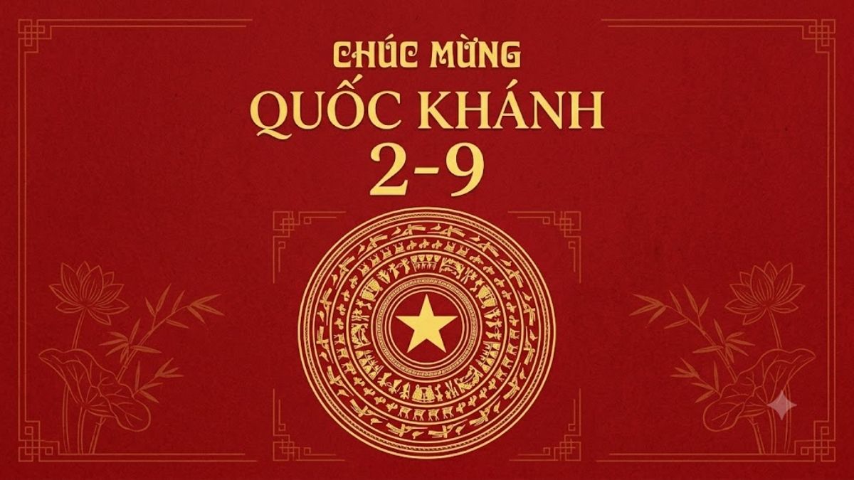 Mẫu thiệp 2/9 giấy truyền thống trang trọng - 4