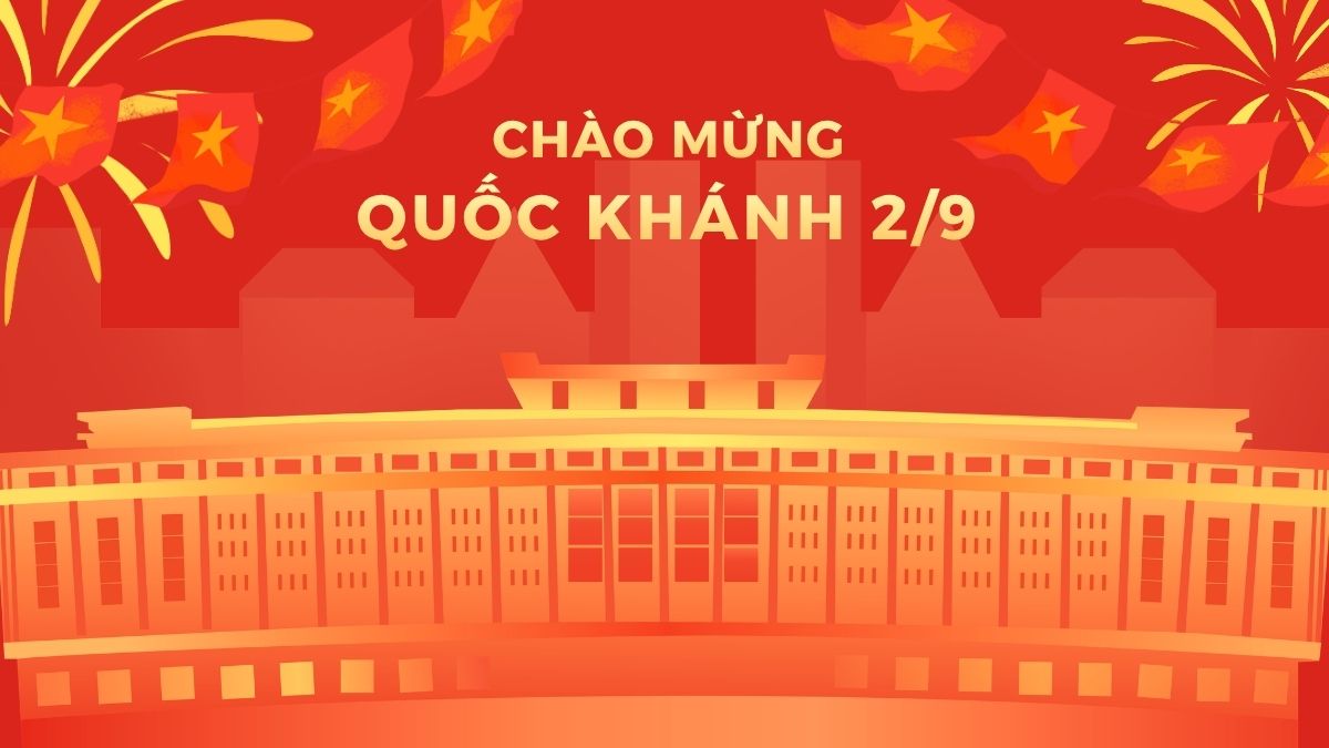 Mẫu thiệp chúc mừng 2/9 3D độc đáo - 5