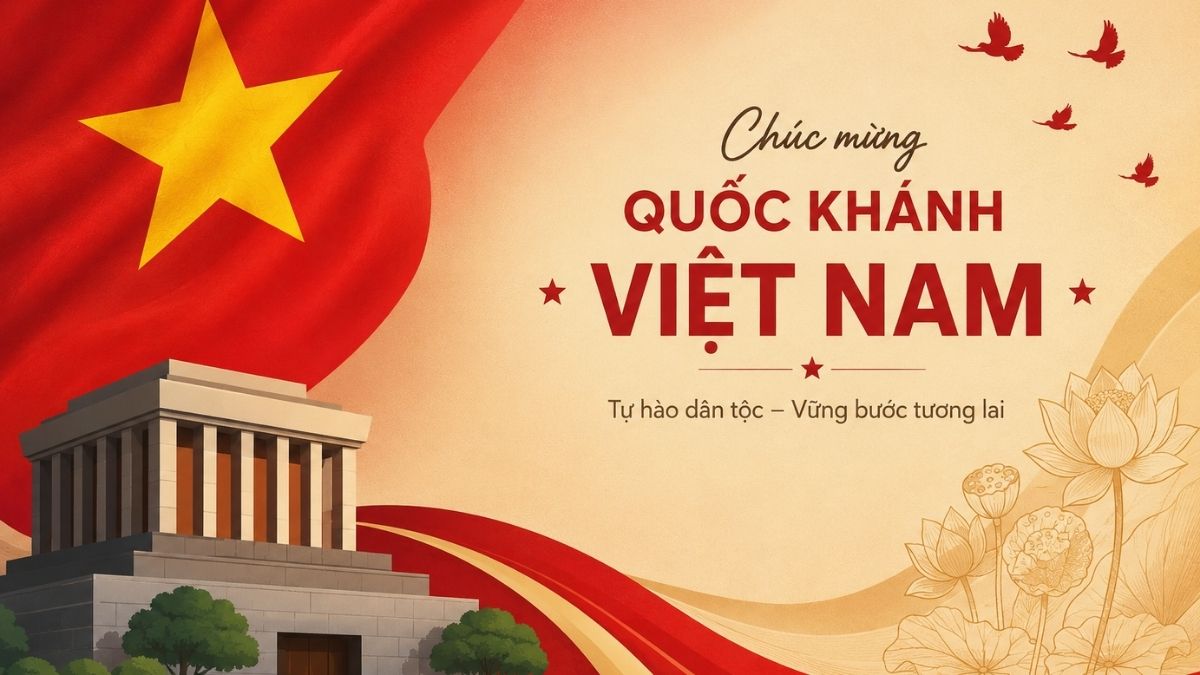 Mẫu thiệp điện tử 2/9 hiện đại cho cá nhân - 8