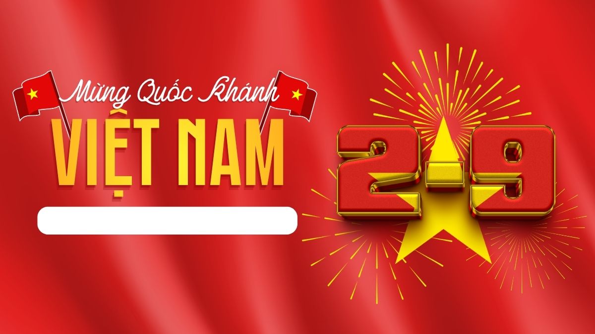 Mẫu thiệp chúc mừng 2/9 3D độc đáo - 6