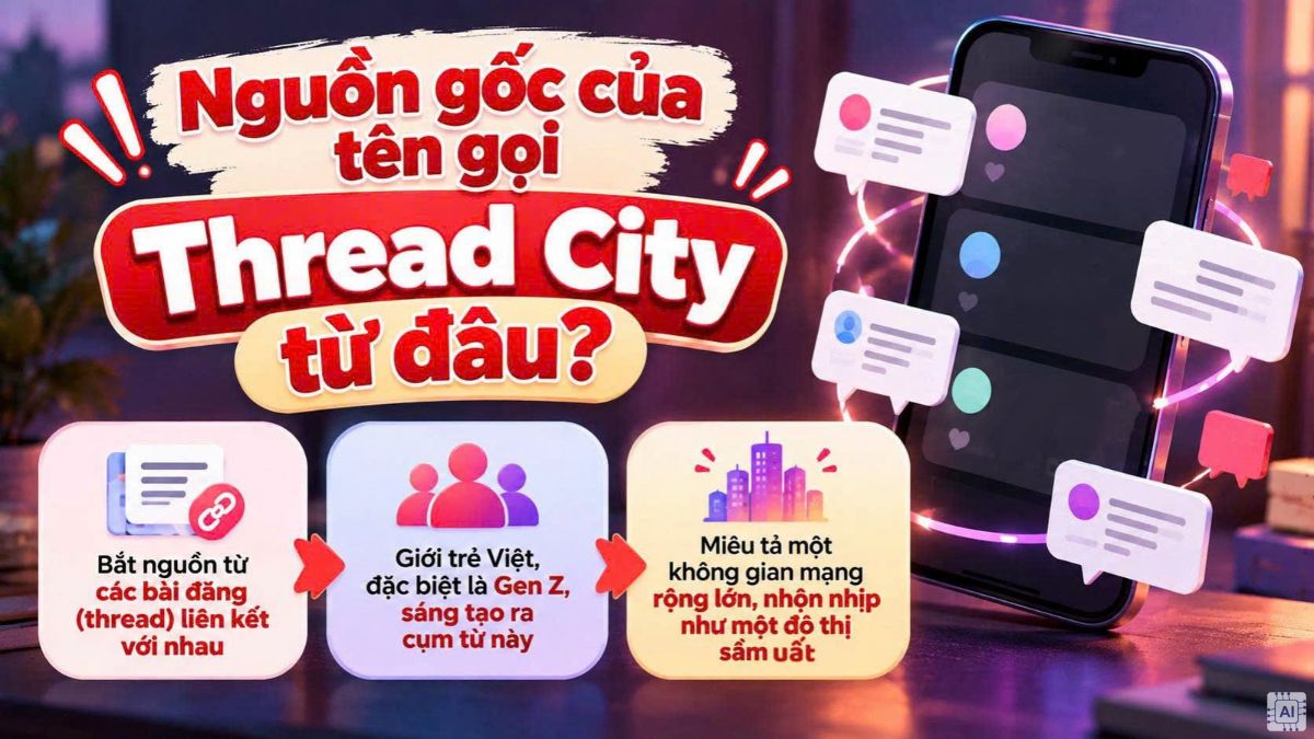 Nguồn gốc của tên gọi Thread City từ đâu?