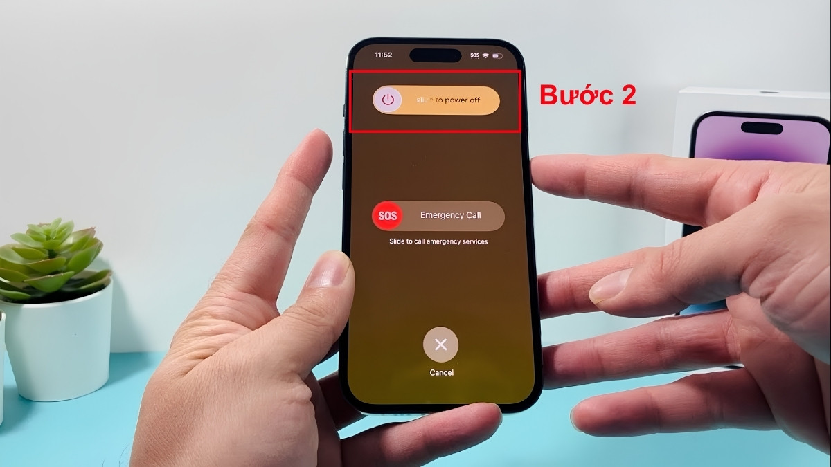 Cách khắc phục lỗi TikTok không đăng nhập được - khởi động lại thiết bị - bước 2