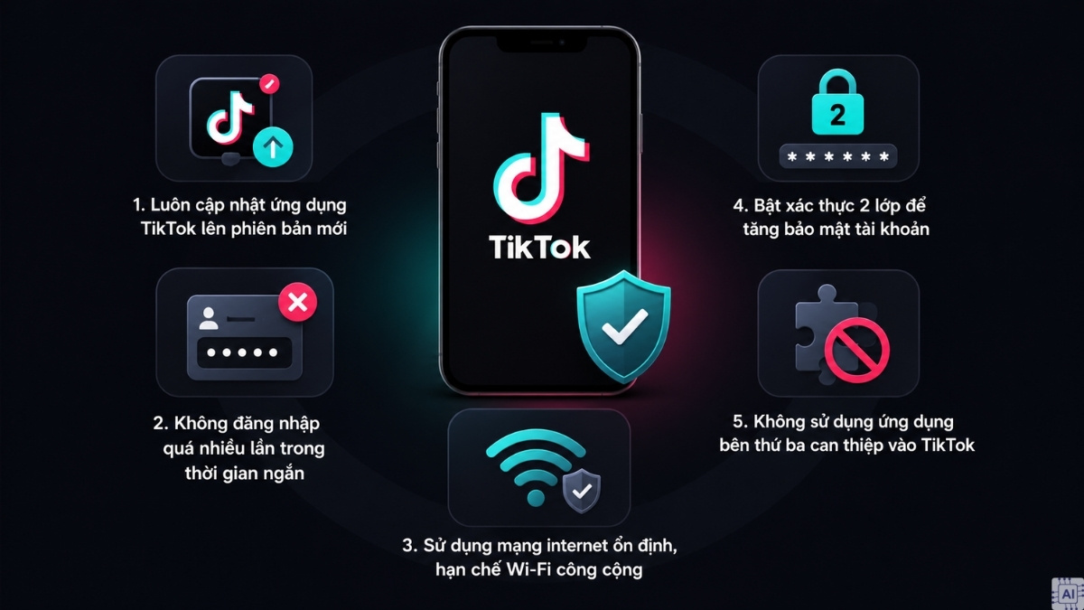 Mẹo phòng tránh lỗi TikTok không vào được