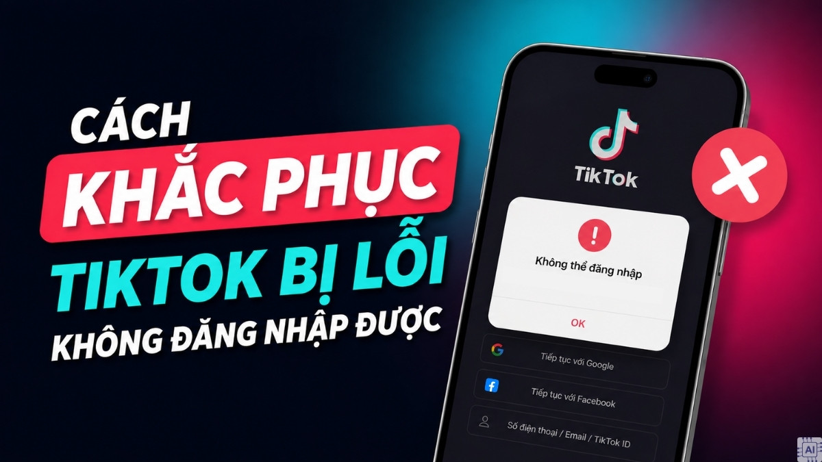 Cách khắc phục TikTok bị lỗi không đăng nhập được đơn giản