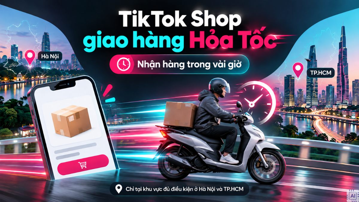 TikTok Shop có giao hàng hỏa tốc không?