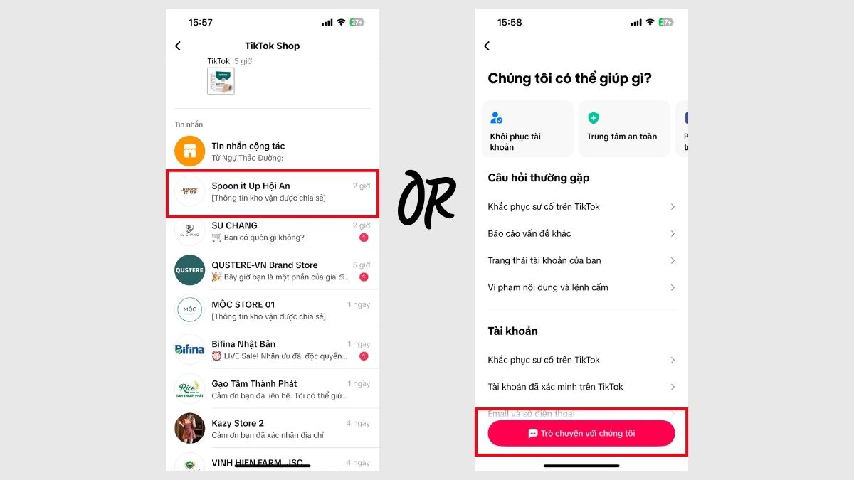 Cách khắc phục lỗi không thấy nút hỏa tốc trên TikTok - bước 4