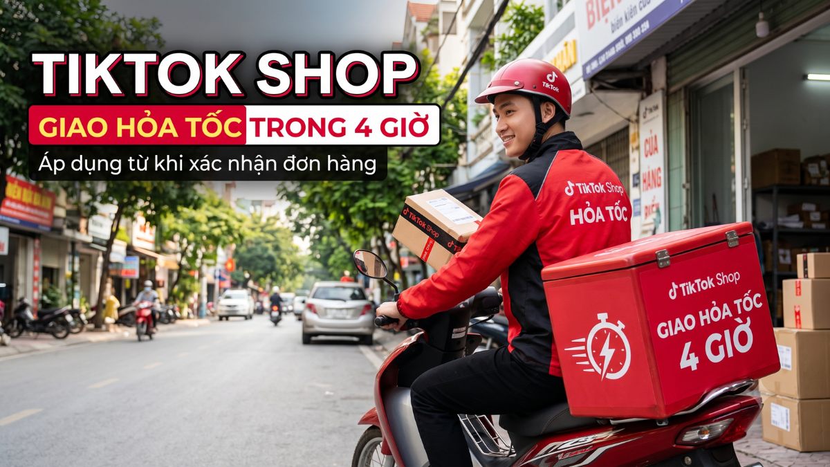 TikTok Shop giao hỏa tốc trong bao lâu?