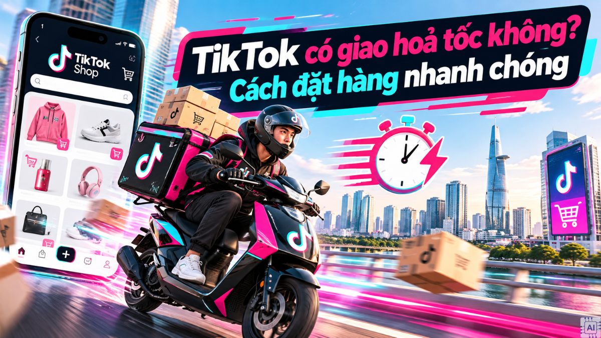 TikTok có giao hỏa tốc không? Thời gian, phí ship và cách đặt