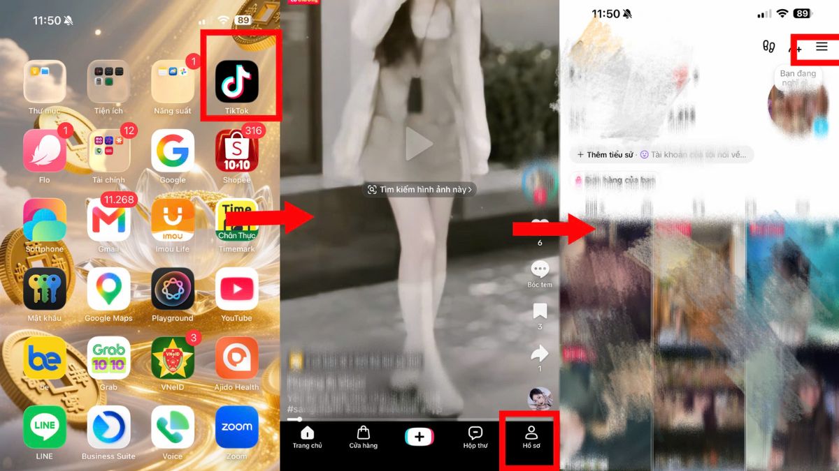 Hướng dẫn cách bật kiếm tiền TikTok tại Việt Nam có income bước 1, 2