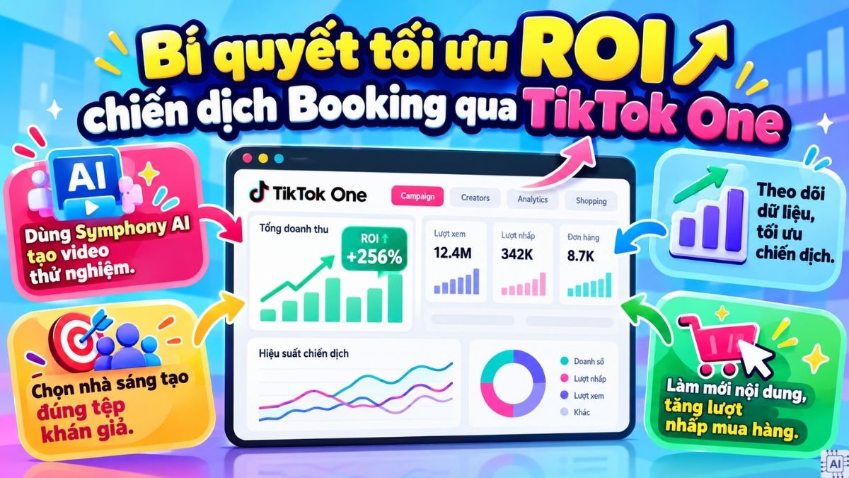 Bí quyết tối ưu ROI chiến dịch Booking qua TikTok One