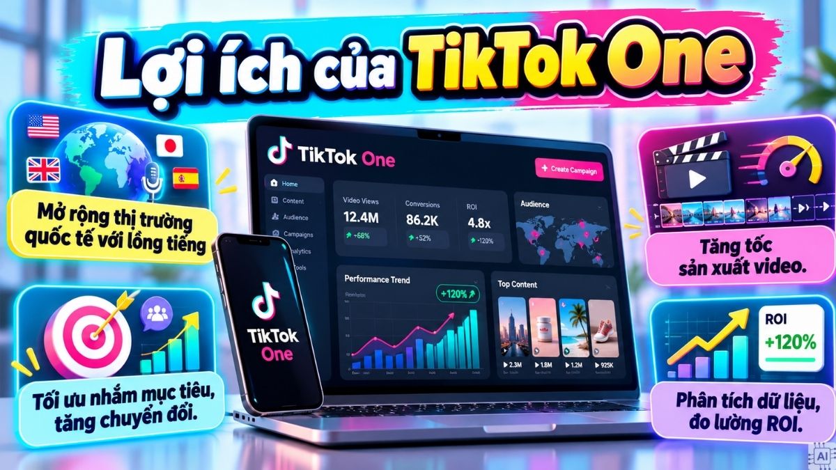Lợi ích vượt trội của TikTok One dành cho nhà quảng cáo