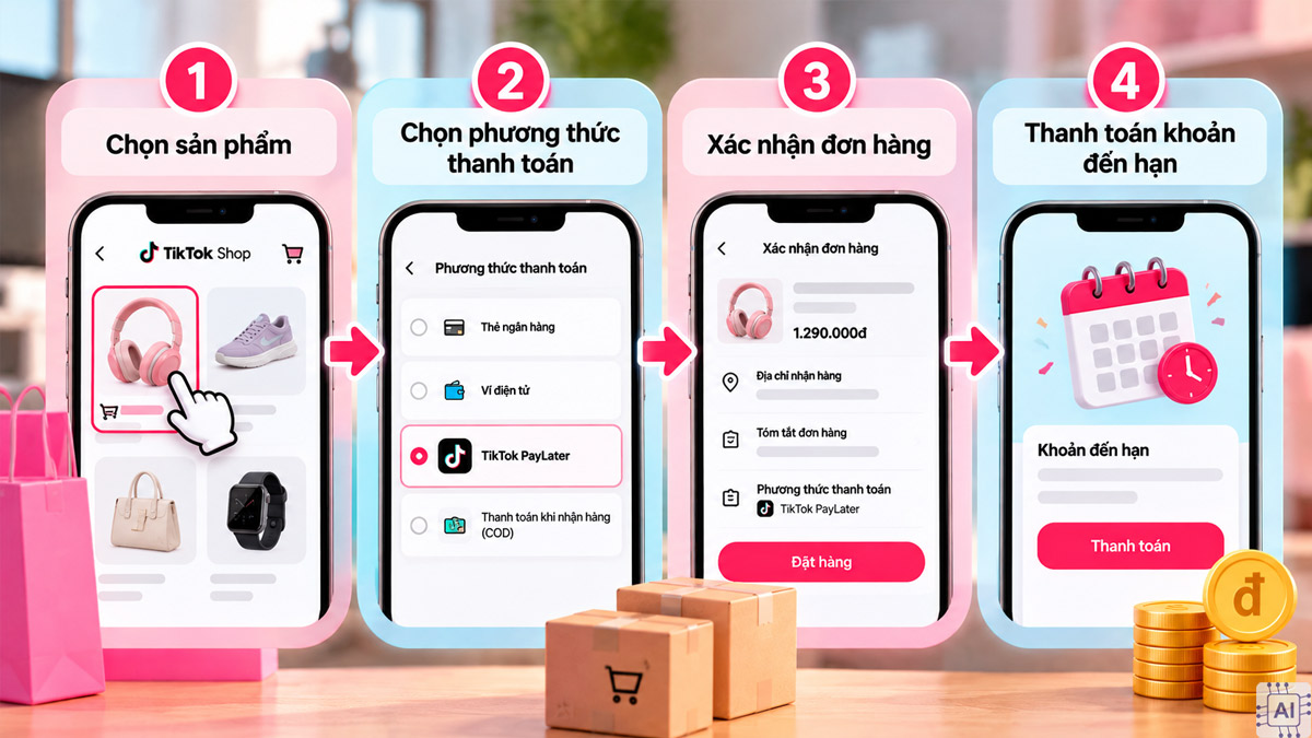 Cách thức hoạt động của TikTok PayLater là gì