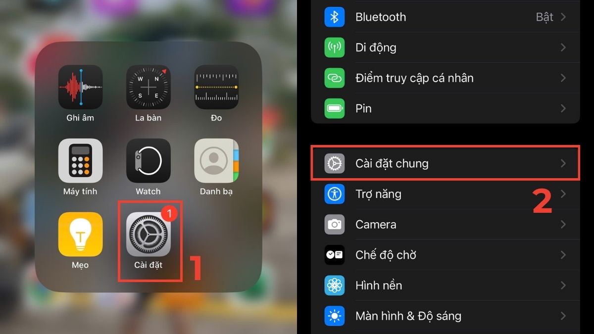 Hướng dẫn cách khắc phục tình trạng pin bảo trì - cập nhật phần mềm - bước 1
