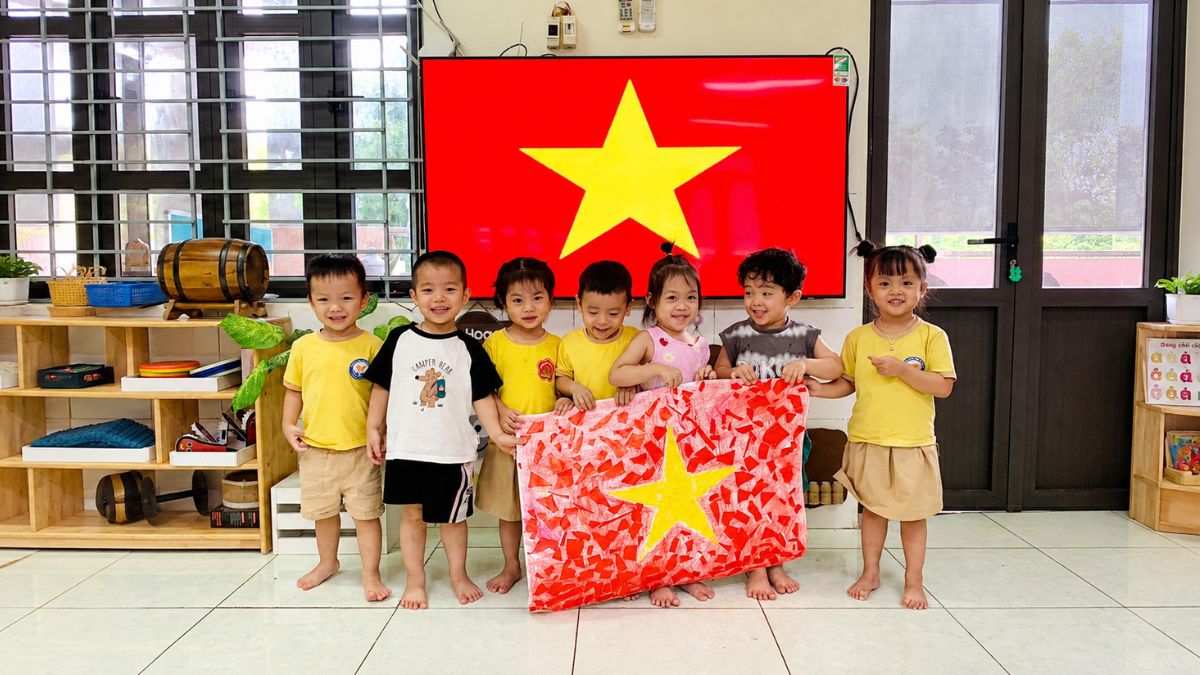 Trang trí lớp mầm non 2/9