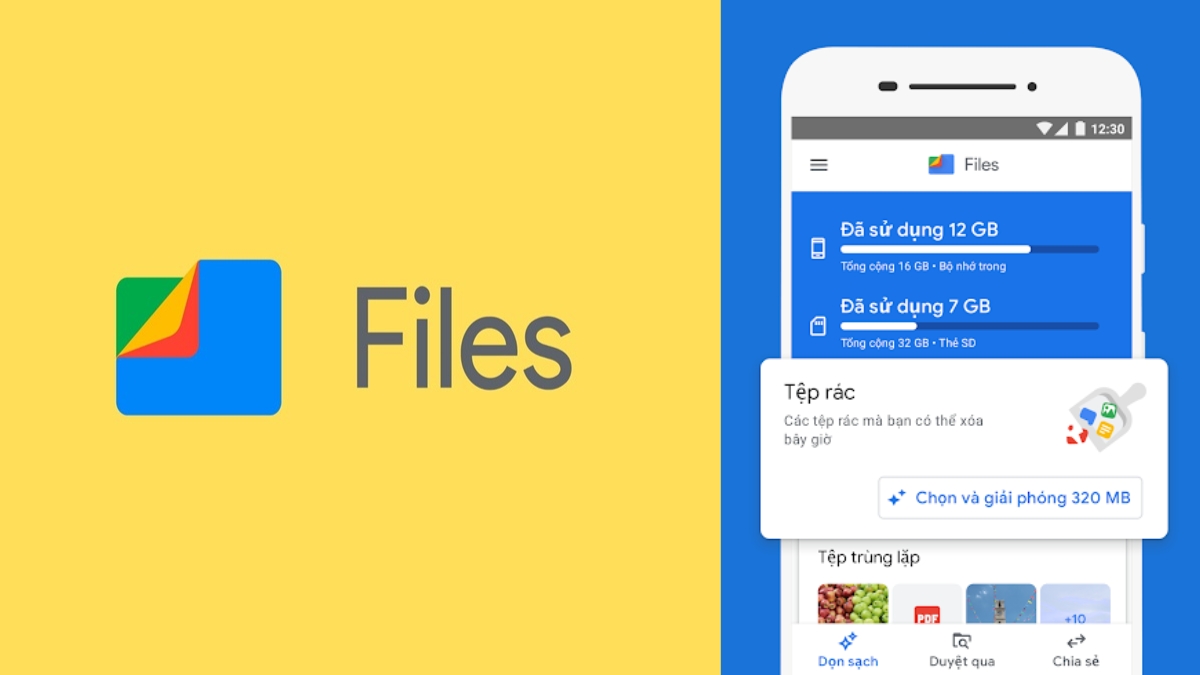 những ứng dụng hay cho điện thoại android - Files by Google