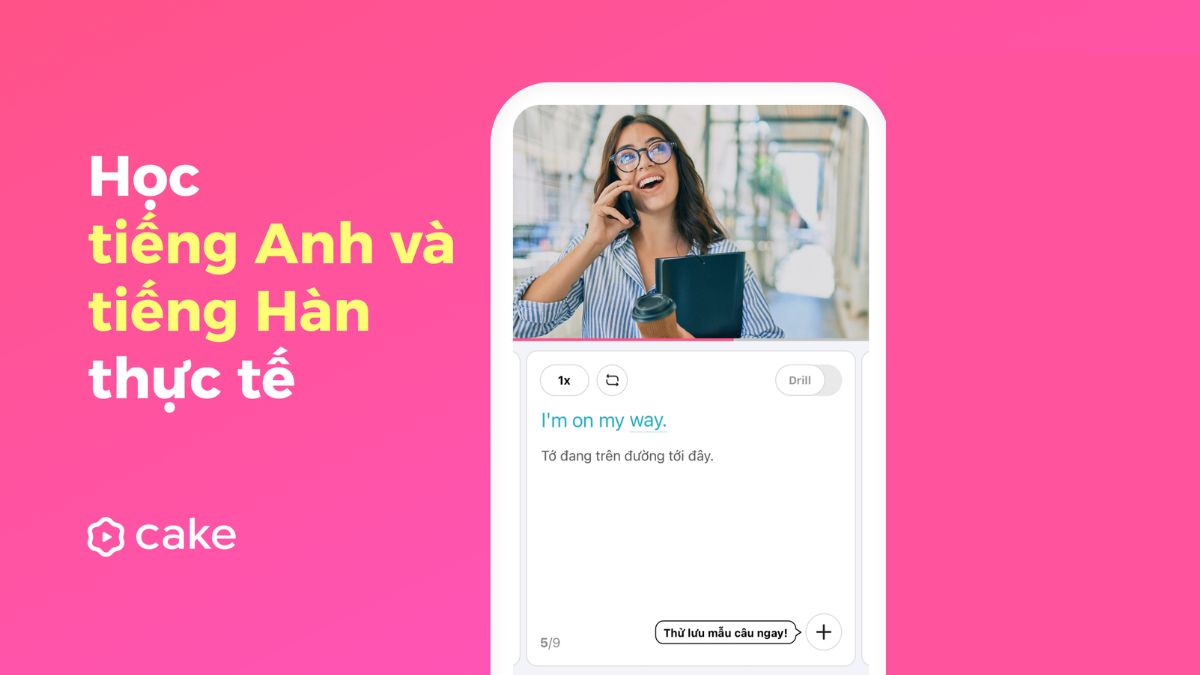 Cake ứng dụng học tập