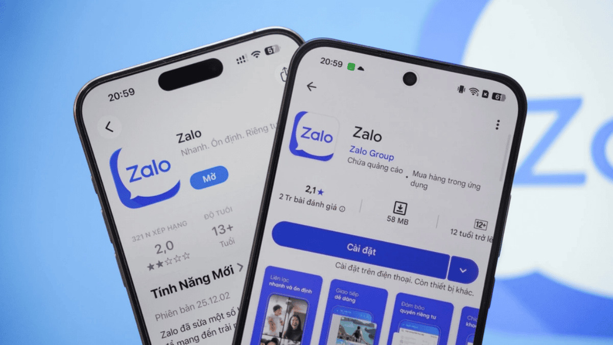 Zalo - app nhắn tin miễn phí