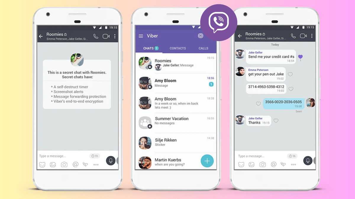 các ứng dụng nhắn tin bảo mật cao - Viber
