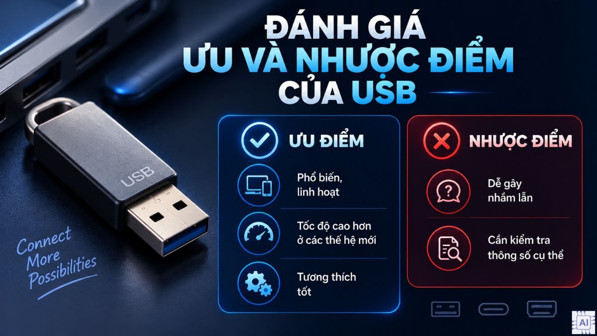 Đánh giá ưu và nhược điểm của USB là gì