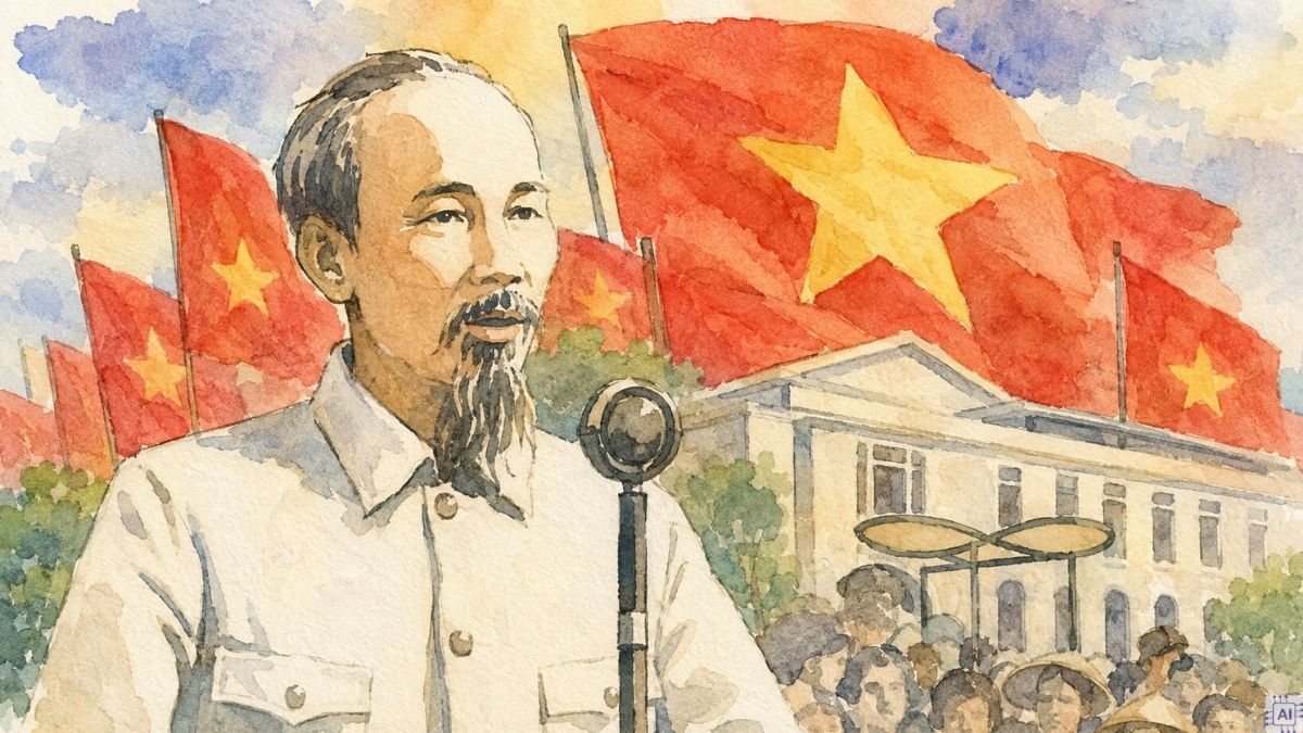 Vẽ tranh Bác Hồ tại Quảng trường Ba Đình - 1