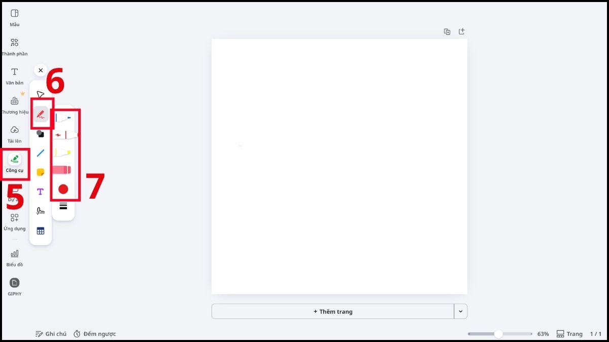 Cách vẽ tranh 2/9 bằng ứng dụng Canva và Procreate - bước 3
