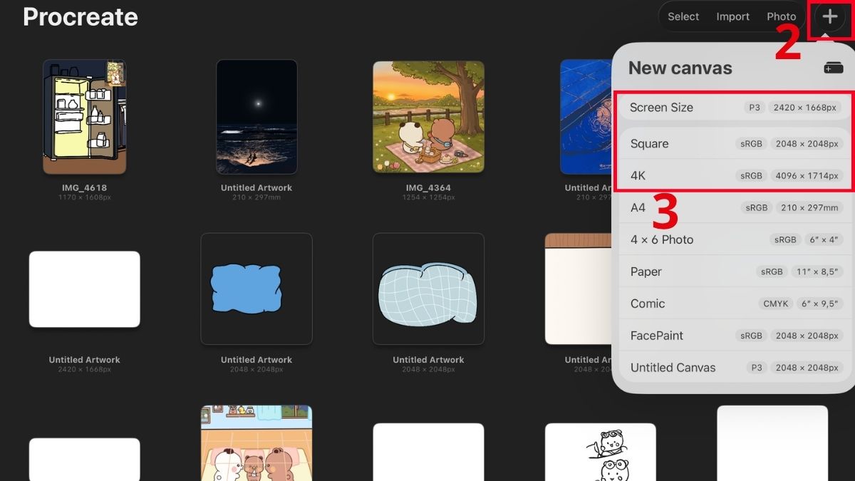 Cách vẽ tranh 2/9 bằng ứng dụng Canva và Procreate - bước 6