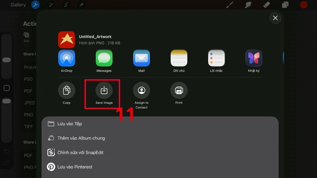 Cách vẽ tranh 2/9 bằng ứng dụng Canva và Procreate - bước 10