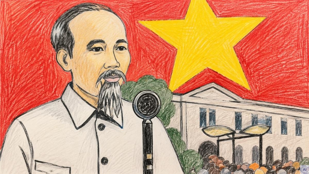 Vẽ tranh Bác Hồ tại Quảng trường Ba Đình - 5