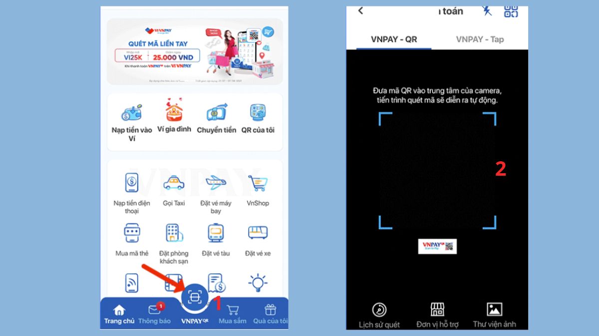 Hướng dẫn cách thanh toán trên VNPAY
