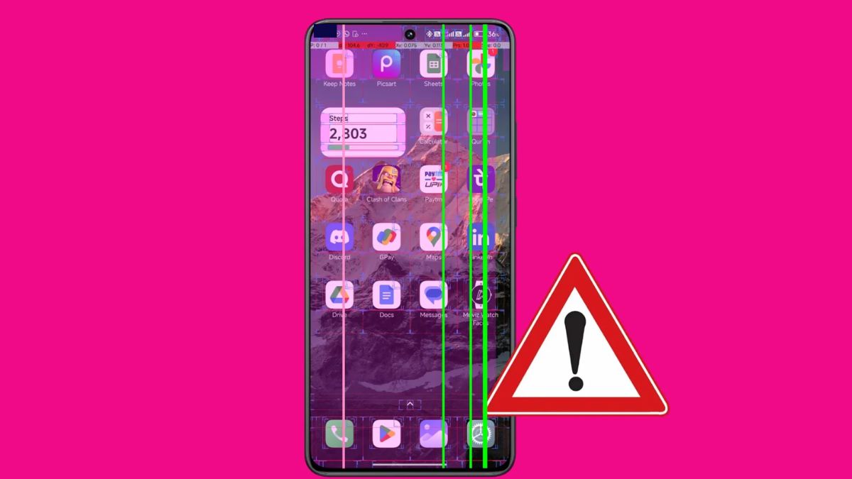 Lỗi Xiaomi bị sọc màn hình là gì?