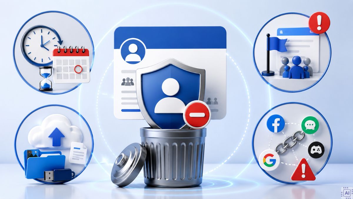 Vì sao không xóa được trang cá nhân phụ Facebook?