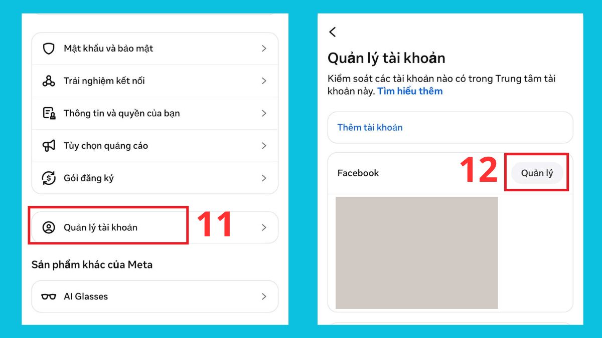 Cách xóa trang cá nhân phụ trên Facebook trên điện thoại - bước 3.1